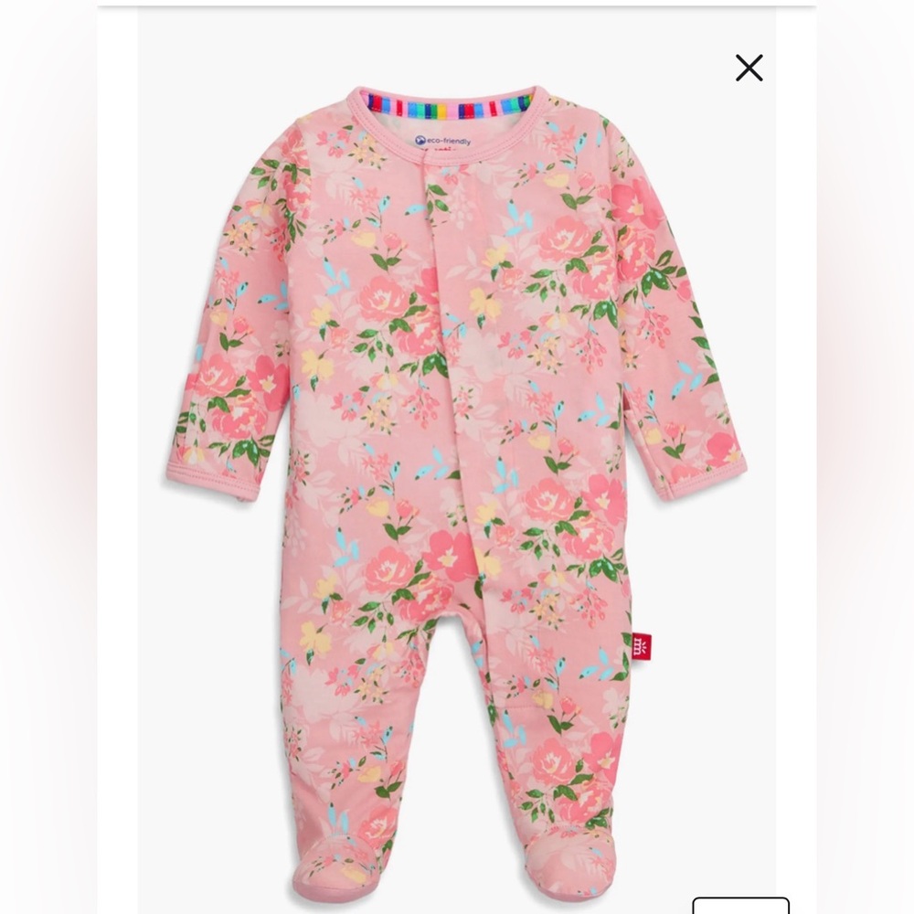 Ainslee Floral Magnetic  Me Footie Magnetic